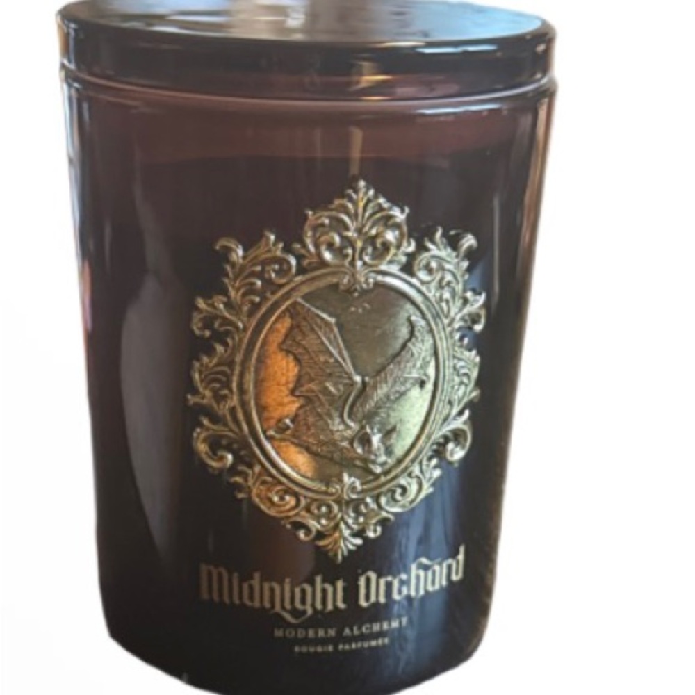 modern alchemy Midnight Orchid Scented Candle - Black
